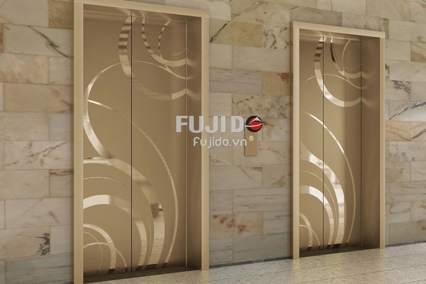 ốp inox cabin thang máy