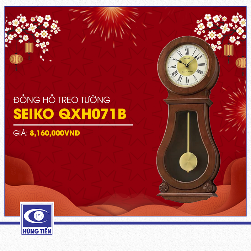 Đồng hồ treo tường Seiko - Lời chúc năm mới ý nghĩa