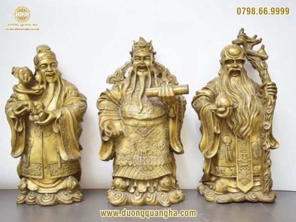 Những mẫu tượng Phúc Lộc Thọ đẹp nhất tại Đúc đồng Dương Quang Hà