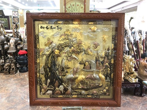 tranh đồng quà tặng 