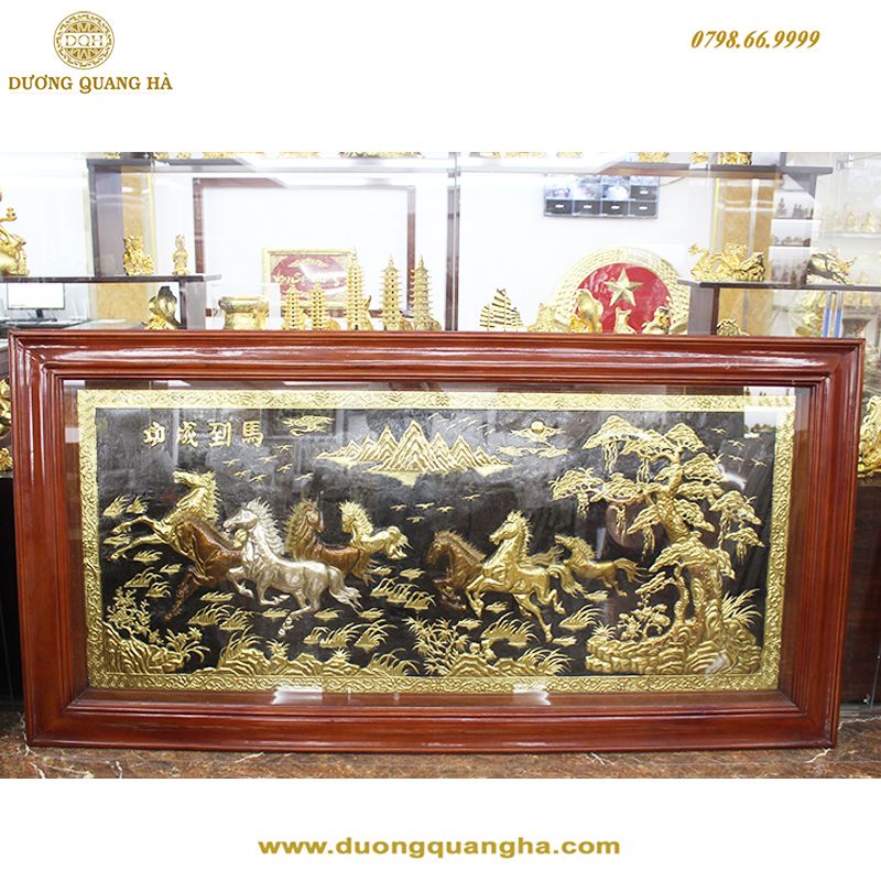tranh đồng quà tặng 