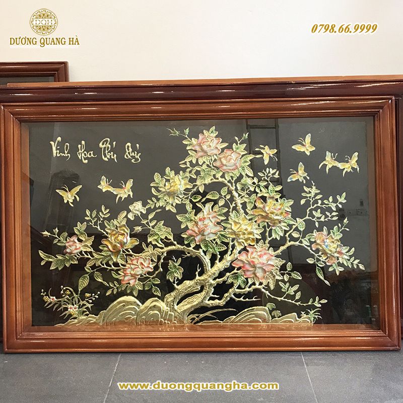 tranh đồng quà tặng 