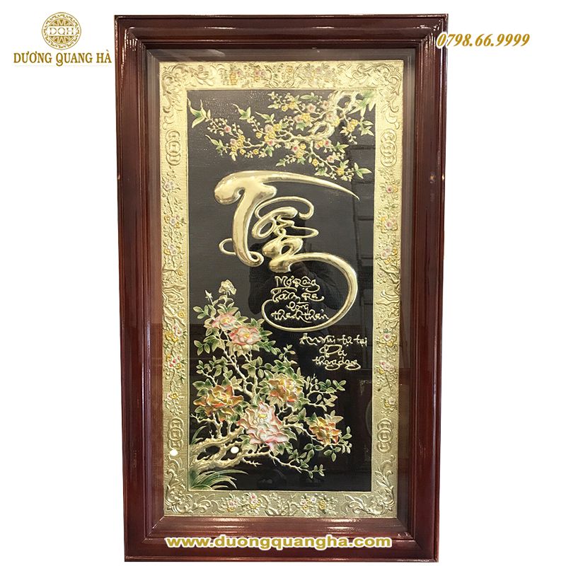 tranh đồng quà tặng 