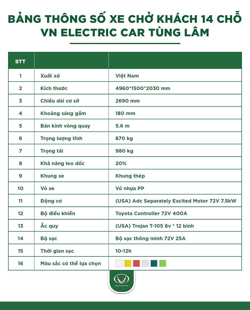 xe chở khách 14 chỗ