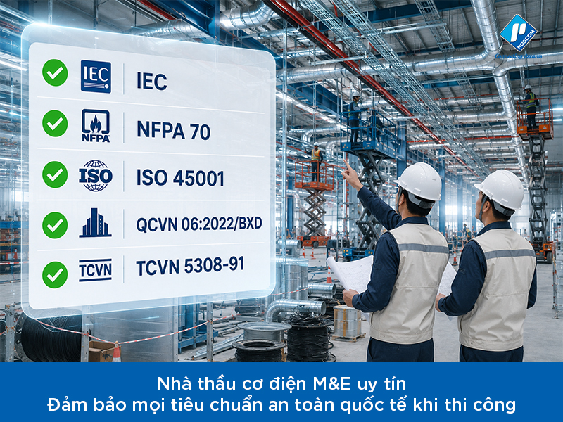 Nhà thầu cơ điện m&e