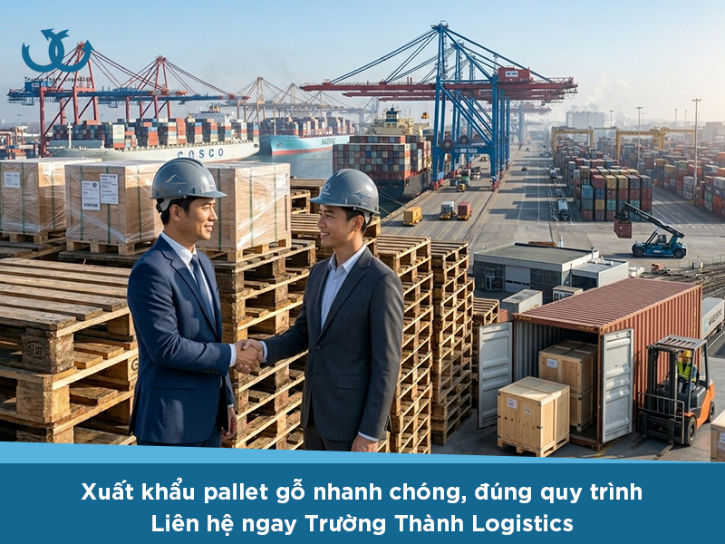 Xuất khẩu pallet gỗ cần những thủ tục gì?