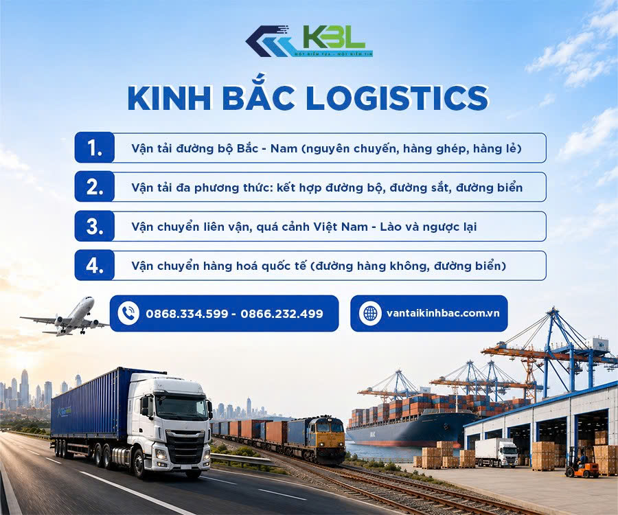 vận chuyển hàng lẻ hàng ghép Bắc Nam