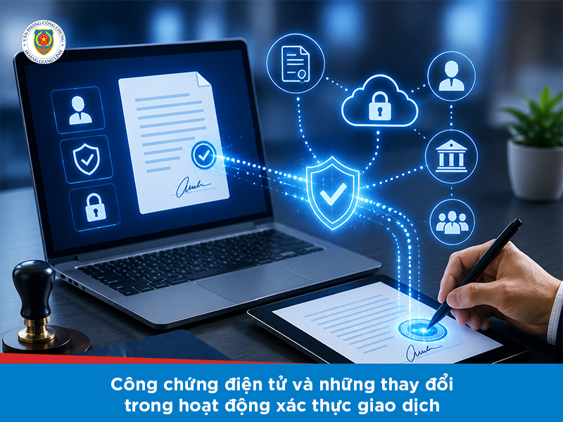 dịch vụ công chứng điện tử