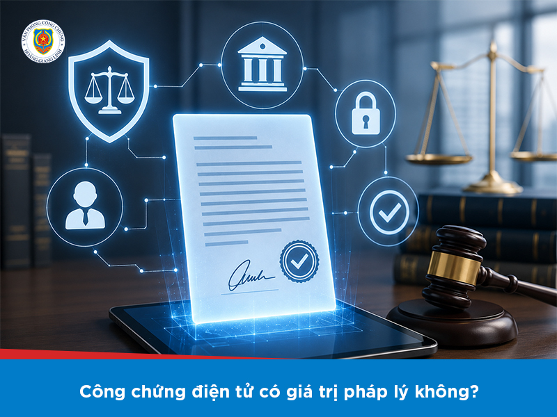 dịch vụ công chứng điện tử