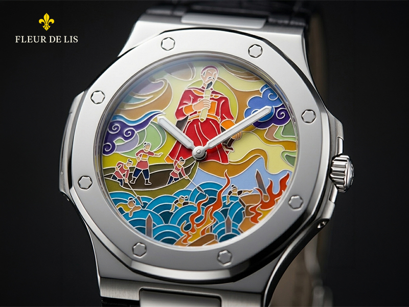 Đồng hồ Fleur De Lis: Khi nghệ thuật và văn hóa hiện diện trên mặt số thời gian