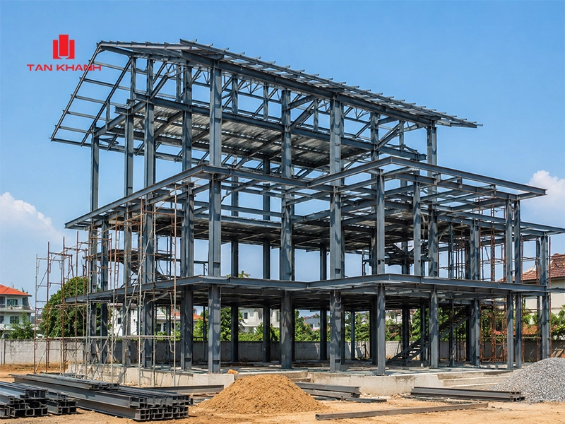 Nhà khung thép dân dụng – Xu hướng xây dựng linh hoạt cho công trình hiện đại