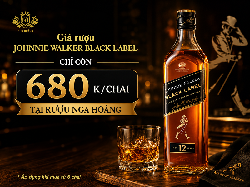 ượu Johnnie Walker Black Label giá bao nhiêu