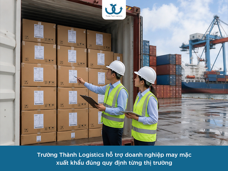 thủ tục xuất khẩu hàng may mặc