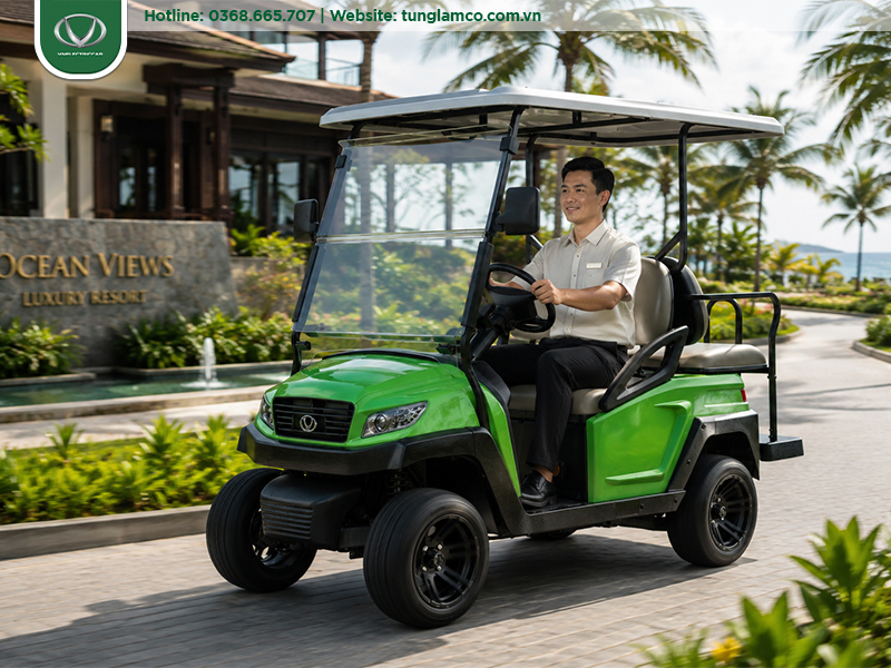 Top mẫu xe điện sân golf VN Electric Car được nhiều resort và sân golf lựa chọn năm 2026