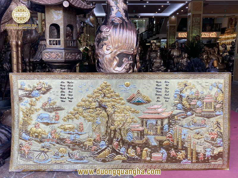 tranh phong cảnh đồng quê