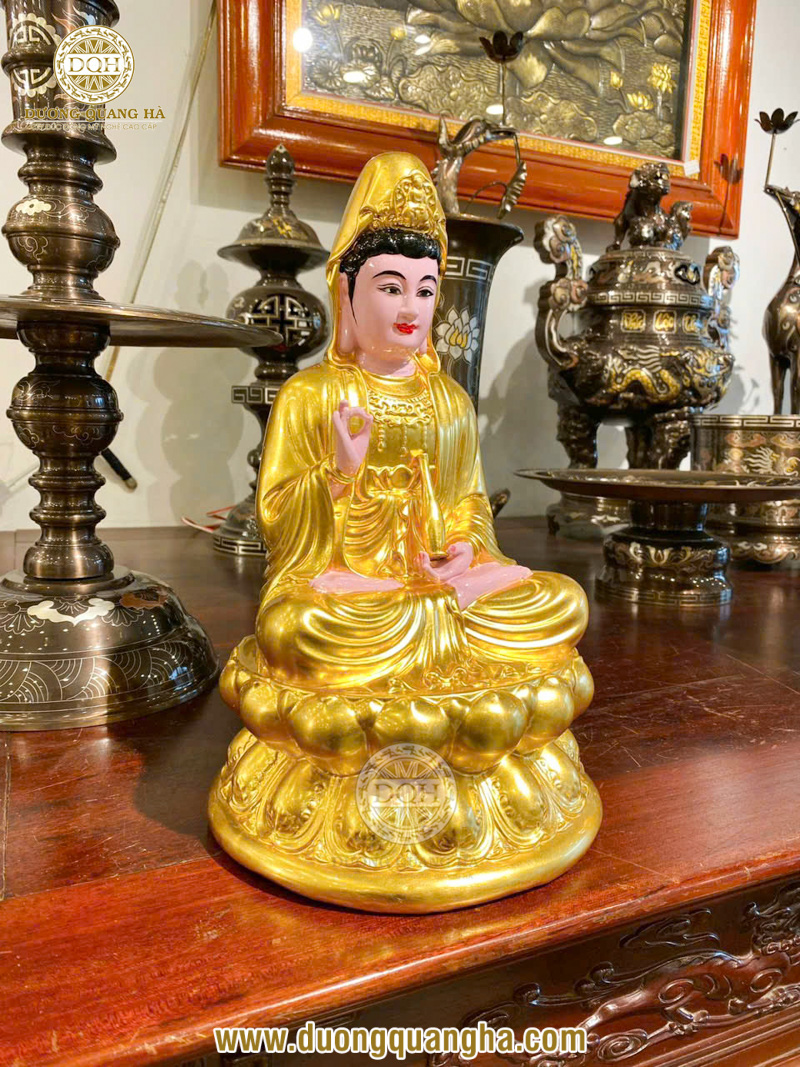 Tượng Quan Âm Bồ Tát đẹp - Giá trị tâm linh và nghệ thuật trong không gian thờ cúng Việt