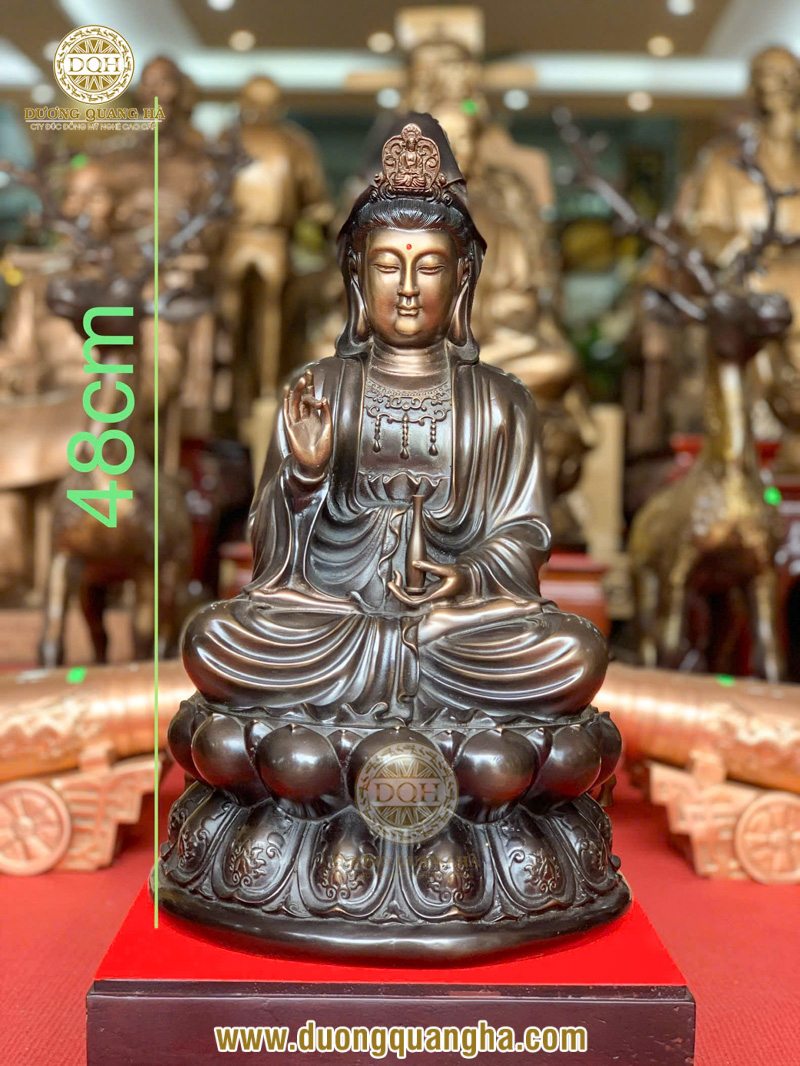 Tượng Quan Âm Bồ Tát đẹp - Giá trị tâm linh và nghệ thuật trong không gian thờ cúng Việt