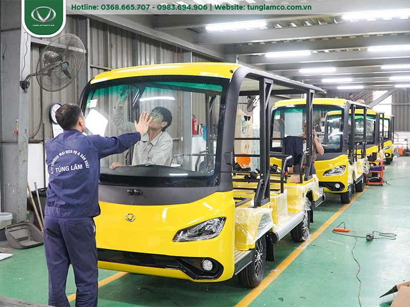 Xe điện du lịch và xu hướng vận hành nội khu tiết kiệm chi phí